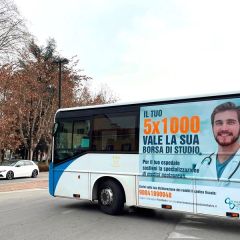 Pubblicità dinamica autobus Provincia di Cuneo