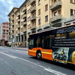 Pubblicità dinamica autobus Cuneo