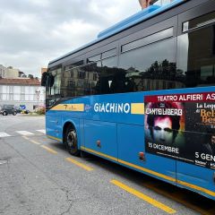 Pubblicità dinamica autobus Provincia di Asti