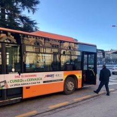 Pubblicità dinamica autobus Cuneo