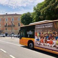 Pubblicità dinamica autobus Mondovì
