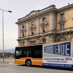 Pubblicità dinamica autobus Cuneo