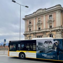 Pubblicità dinamica autobus Cuneo