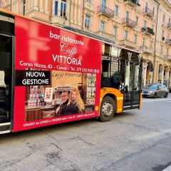 Pubblicità dinamica autobus Cuneo