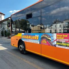 Pubblicità dinamica autobus Bra