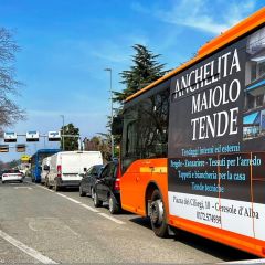 Pubblicità dinamica autobus Bra