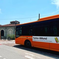 Pubblicità dinamica autobus Bra