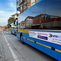 Pubblicità dinamica autobus Provincia diCuneo