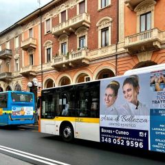 Pubblicità dinamica autobus Cuneo
