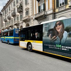 Pubblicità dinamica autobus Cuneo