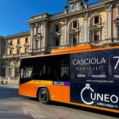 Pubblicità dinamica autobus Cuneo