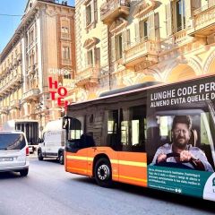 Pubblicità dinamica autobus Cuneo
