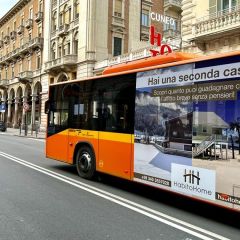 Pubblicità dinamica autobus  Cuneo