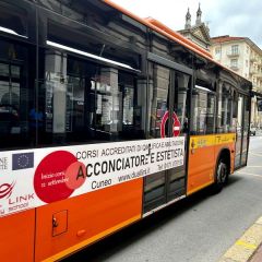 Pubblicità dinamica autobus Cuneo