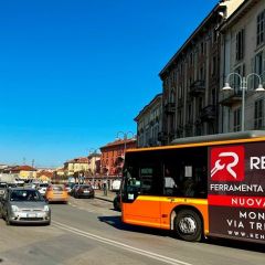 Pubblicità dinamica autobus Mondovì