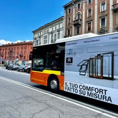 Pubblicità dinamica autobus Mondovì