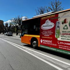 Pubblicità dinamica autobus Mondovì