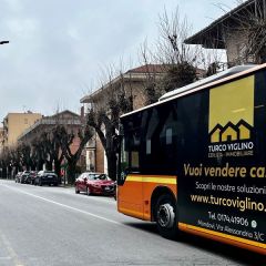 Pubblicità dinamica autobus Mondovì