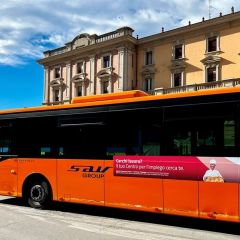 Pubblicità dinamica autobus Provincia di Cuneo
