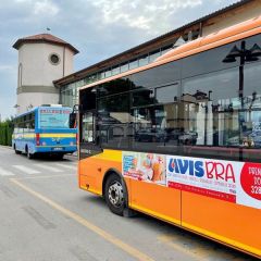 Pubblicità dinamica autobus Bra