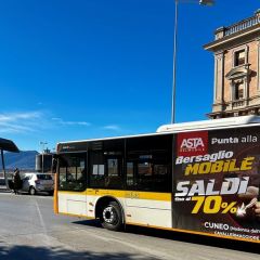 Pubblicità dinamica autobus  Cuneo
