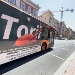 Pubblicità dinamica autobus Cuneo