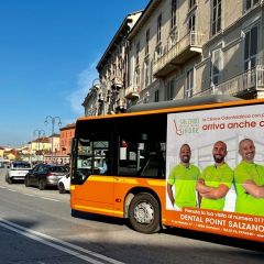 Pubblicità dinamica autobus Mondovì