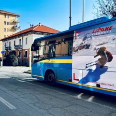 Pubblicità dinamica autobus Provincia di Cuneo
