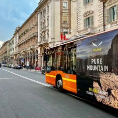 Pubblicità dinamica autobus Cuneo