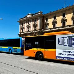 Pubblicità dinamica autobus Cuneo