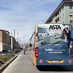 Pubblicità dinamica autobus Cuneo