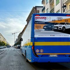 Pubblicità dinamica autobus Provincia di Cuneo