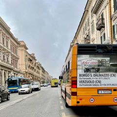 Pubblicità dinamica autobus Cuneo