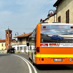 Pubblicità dinamica autobus Mondovì