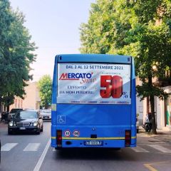 Pubblicità dinamica autobus Provincia di Asti