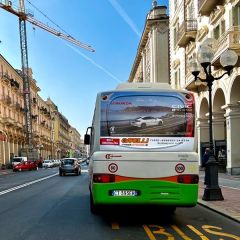 Pubblicità dinamica autobus Cuneo