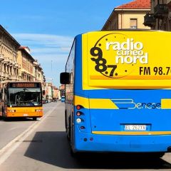 Pubblicità dinamica autobus Provincia di Cuneo