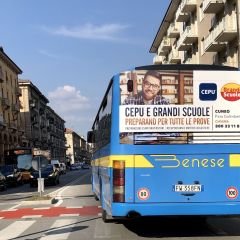 Pubblicità dinamica autobus Provincia di Cuneo
