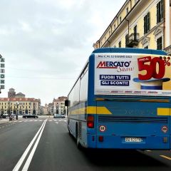 Pubblicità dinamica autobus Provincia di Cuneo