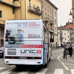 Pubblicità dinamica autobus Provincia di Cuneo