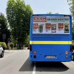 Pubblicità dinamica autobus Provincia di Alessandria