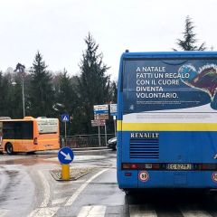 Pubblicità dinamica autobus Provincia di Cuneo