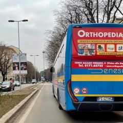 Pubblicità dinamica autobus Cuneo