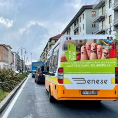Pubblicità dinamica autobus Provincia di Cuneo