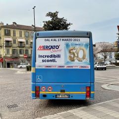 Pubblicità dinamica autobus Asti