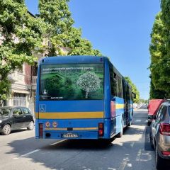 Pubblicità dinamica autobus Provincia di Asti