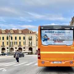 Pubblicità dinamica autobus Cuneo