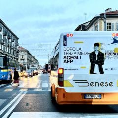 Pubblicità dinamica autobus Cuneo