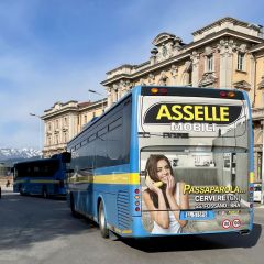 Pubblicità dinamica autobus Provincia di Cuneo
