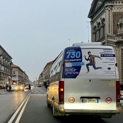 Pubblicità dinamica autobus Cuneo